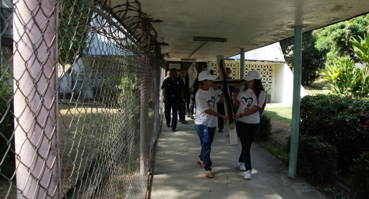 Virgem Peregrina de Fátima visita Centro Penitenciário Feminino na Cidade do Panamá